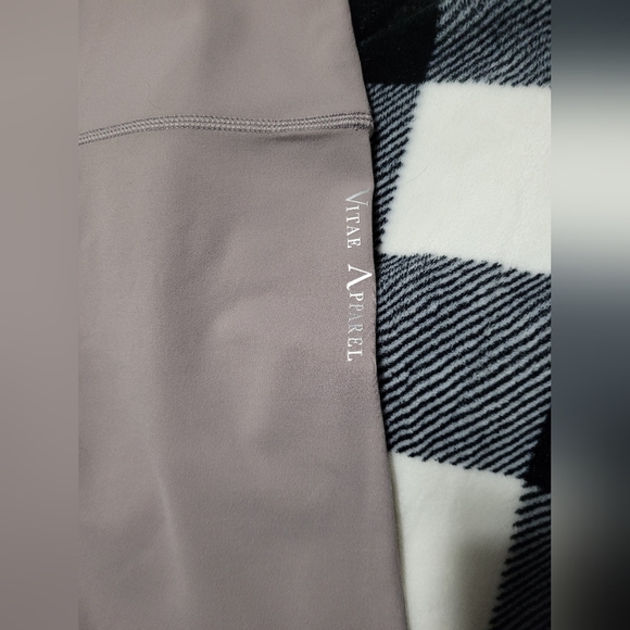 VITAE APPAREL Ultra Flex Seamless Biker Shorts Grey MED/6 - Picture 6 of 7